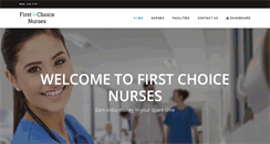 Desktop Screenshot of firstchoicenurses.com